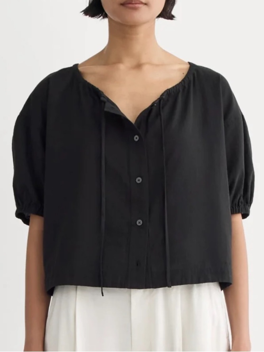 Everlane The Gauze Button-up Blouse